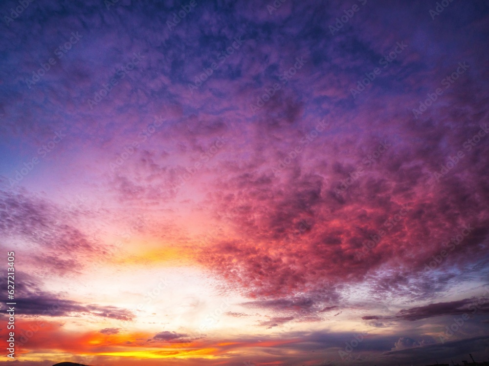 Twilight sky background with Colorful sky in twilight background Twilight sky background with Colorful sky in twilight background
