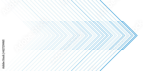Photos Abstract blue linear arrows geometric tech background