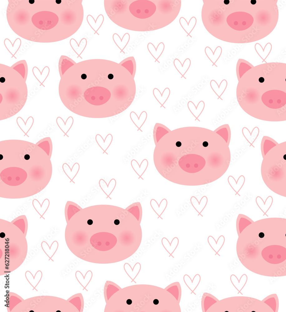 pattern with pigs pattern with pigs