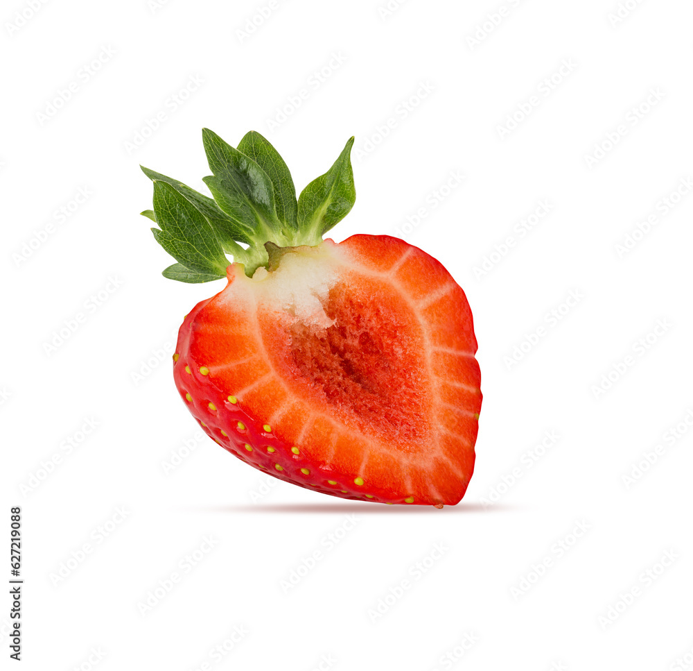 Fresh strawberry isolated on white background with clipping path Fresh strawberry isolated on white background with clipping path