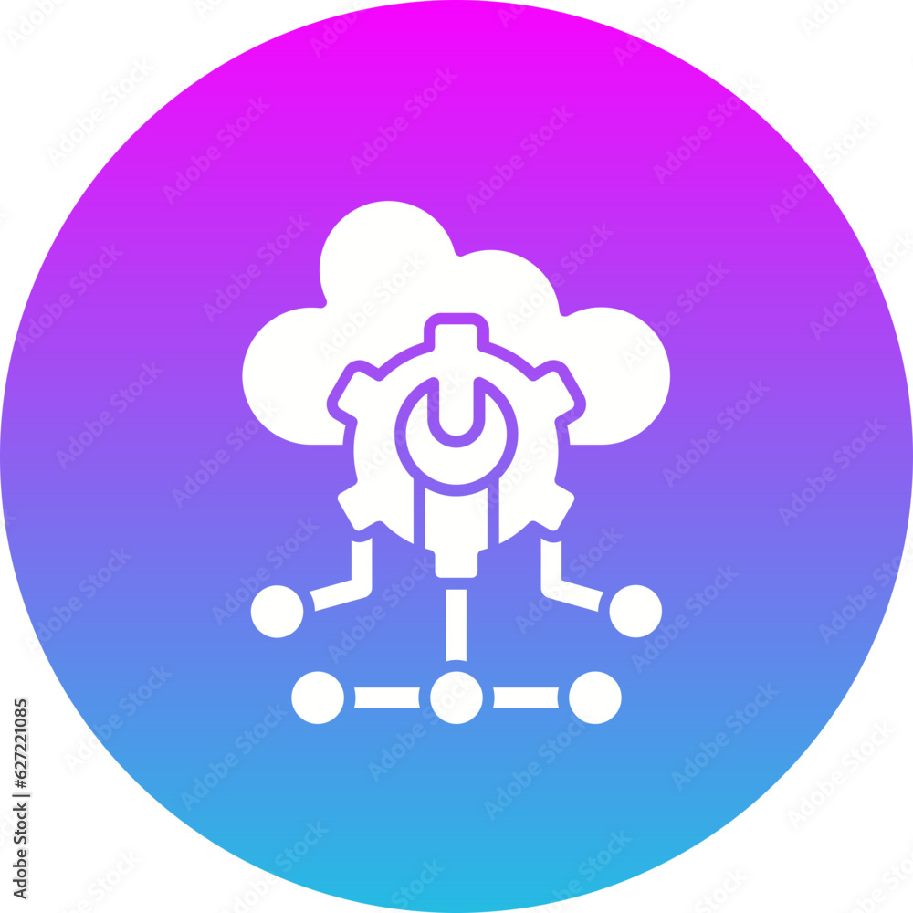 Cloud computing Icon Cloud computing Icon