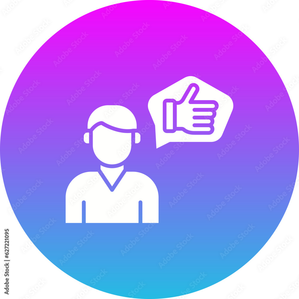 Customer satisfaction Icon Customer satisfaction Icon