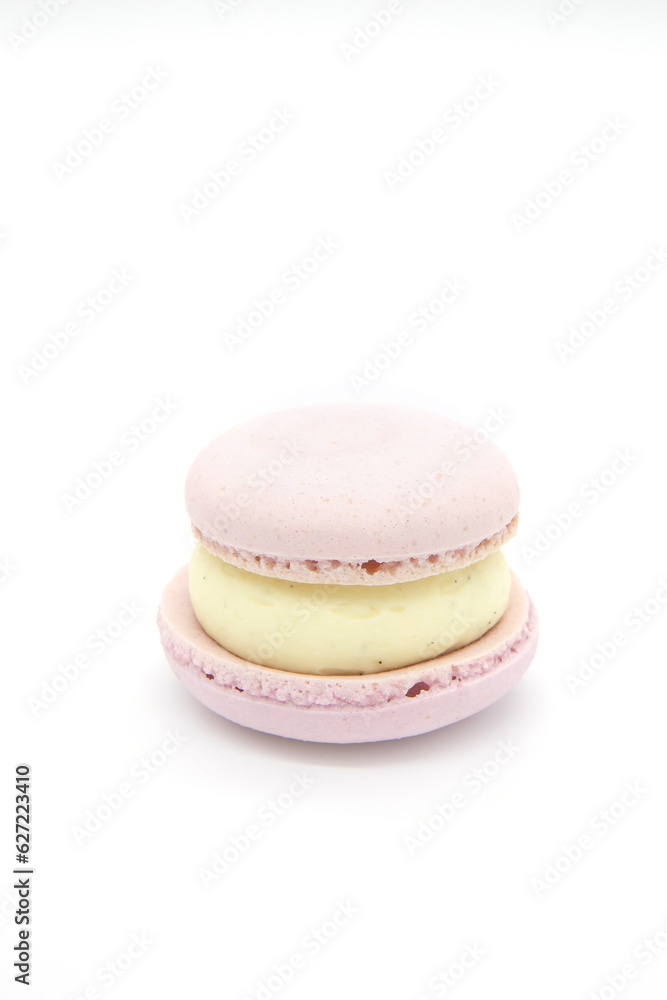 Macaroon on a light background. Macaroon on a light background.