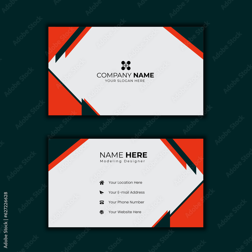 Corporate Elegance in Orange and White Corporate Elegance in Orange and White