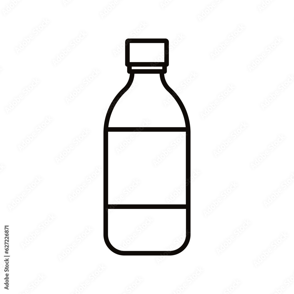 Bottle icon vector. Bottle for water illustration sign. Bottle of alcohol symbol or logo. Bottle icon vector. Bottle for water illustration sign. Bottle of alcohol symbol or logo.