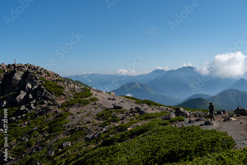 乗鞍 魔王岳へ続く登山道