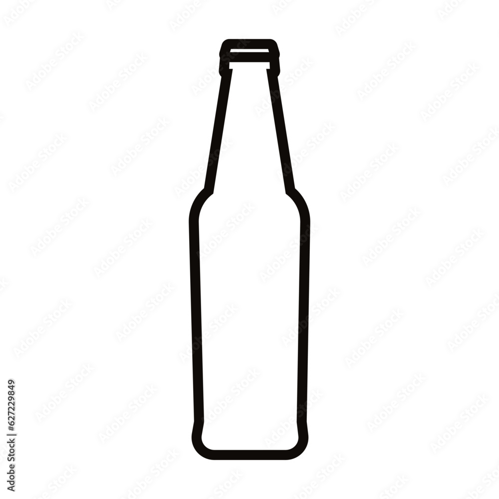 Bottle icon vector. Bottle for water illustration sign. Bottle of alcohol symbol or logo. Bottle icon vector. Bottle for water illustration sign. Bottle of alcohol symbol or logo.