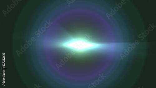 Abstract animation, colorful background, shining stars, particles, traces of light rays, wave loops. Esotericism, mysticism, magic, sacred knowledge. 4K. Loop