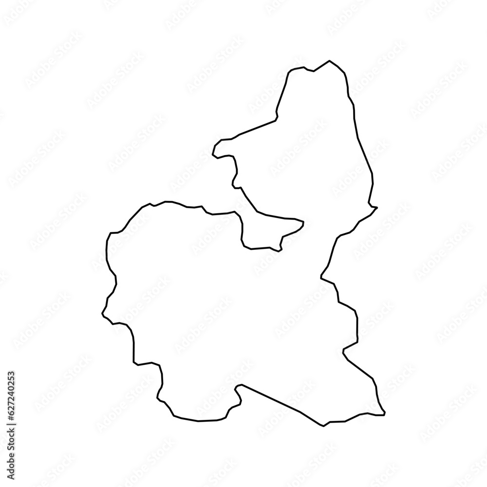 Bauchi state map, administrative division of the country of Nigeria. Vector illustration. Bauchi state map, administrative division of the country of Nigeria. Vector illustration.