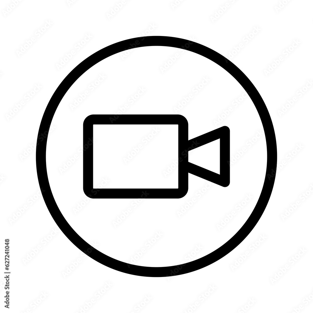 Screen Recorder Icon Vector Illustration. isolated on white background Screen Recorder Icon Vector Illustration. isolated on white background