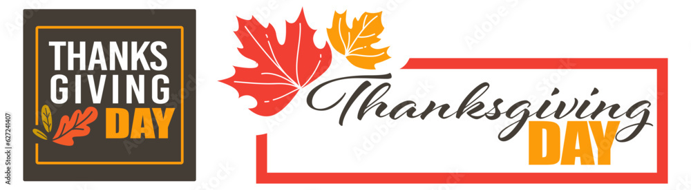 Fototapeta premium Thanksgiving day holiday celebration in november