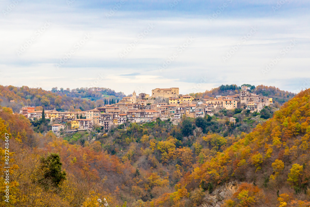 The village of Posticciola. Italy.