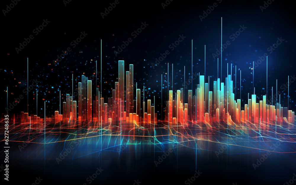 Background concept with abstract data design