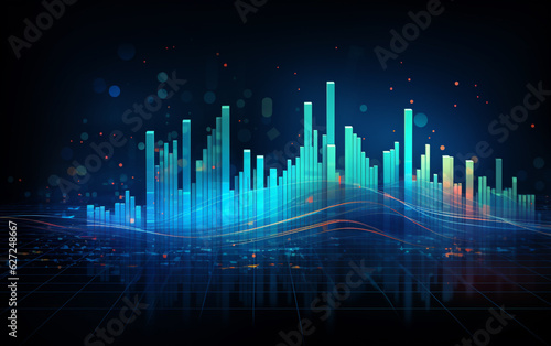 Background concept with abstract data design
