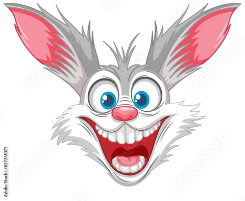 Crazy Rabbit Cartoon Freak Out