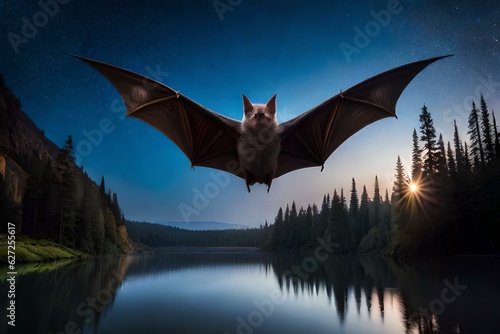 halloween background with bats