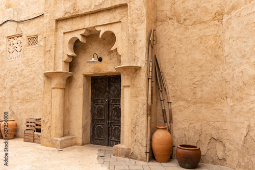 Canvas Print Old historic district in Dubai