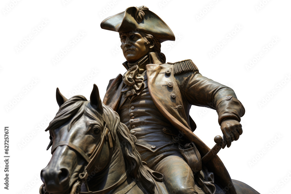 Illustration of the sculpture of Napoleon Bonaparte. French military commander and political leader. Illustration of the sculpture of Napoleon Bonaparte. French military commander and political leader.