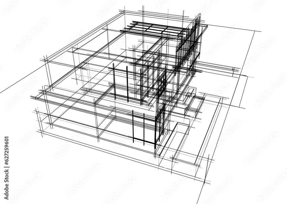sketch of a house sketch of a house
