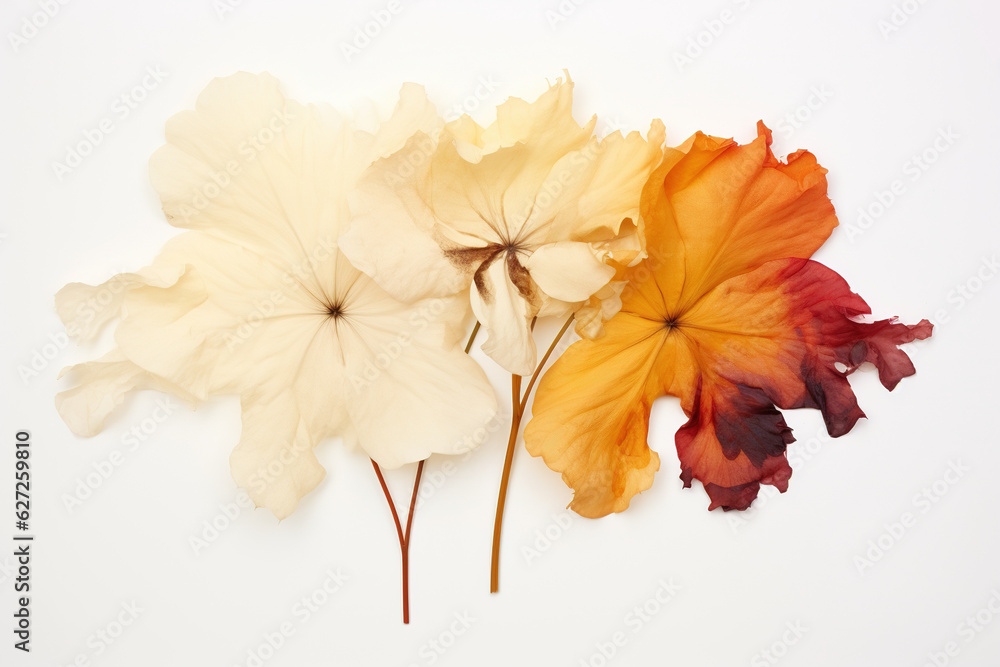 The concept of Rorschach test plus botanical art. Autumn Harvest idea