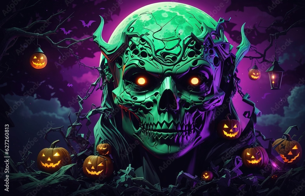 Scary Skeleton Halloween Theme Scary Skeleton Halloween Theme