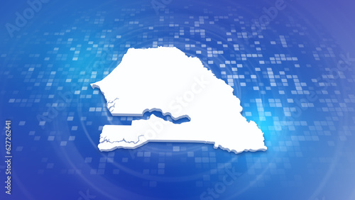 Senegal 3D Map on Minimal Corporate Background
Multi Purpose Background with Ripples and Boxes with 3D Country Map
Useful for Politics, Elections, Travel, News and Sports Events
 photo