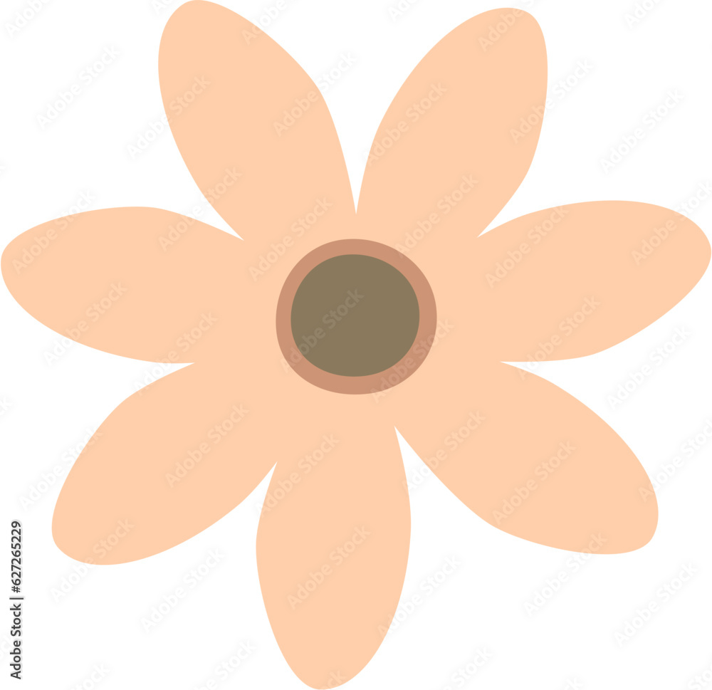 Flat Flower Vector Flat Flower Vector