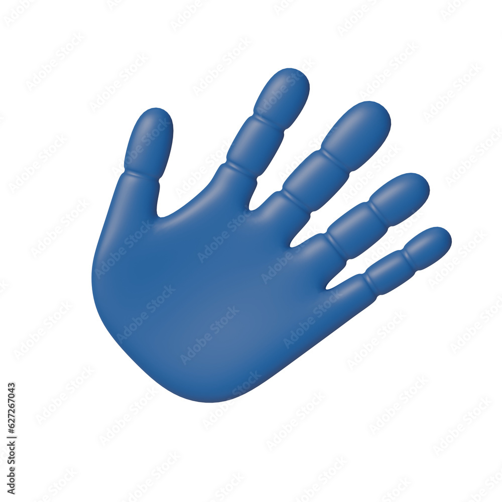 Obraz premium Hands icon 3d illustration 