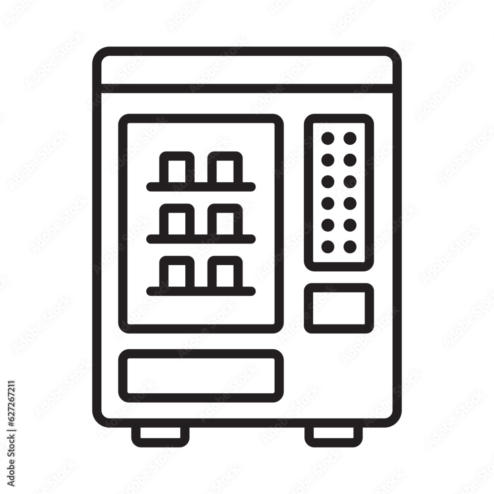 vending machine icon vector vending machine icon vector