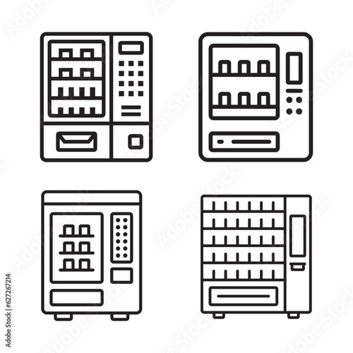 vending machine icon vector