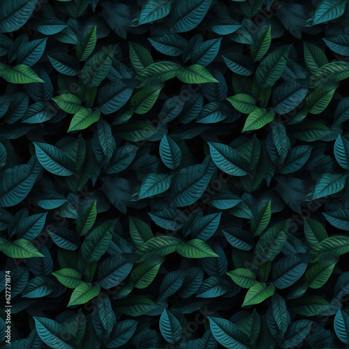 leaves background texture tile © Tile Queen