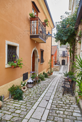 Fototapeta Naklejka Na Ścianę i Meble -  Buonalbergo, Italy. Alleys of the historic center