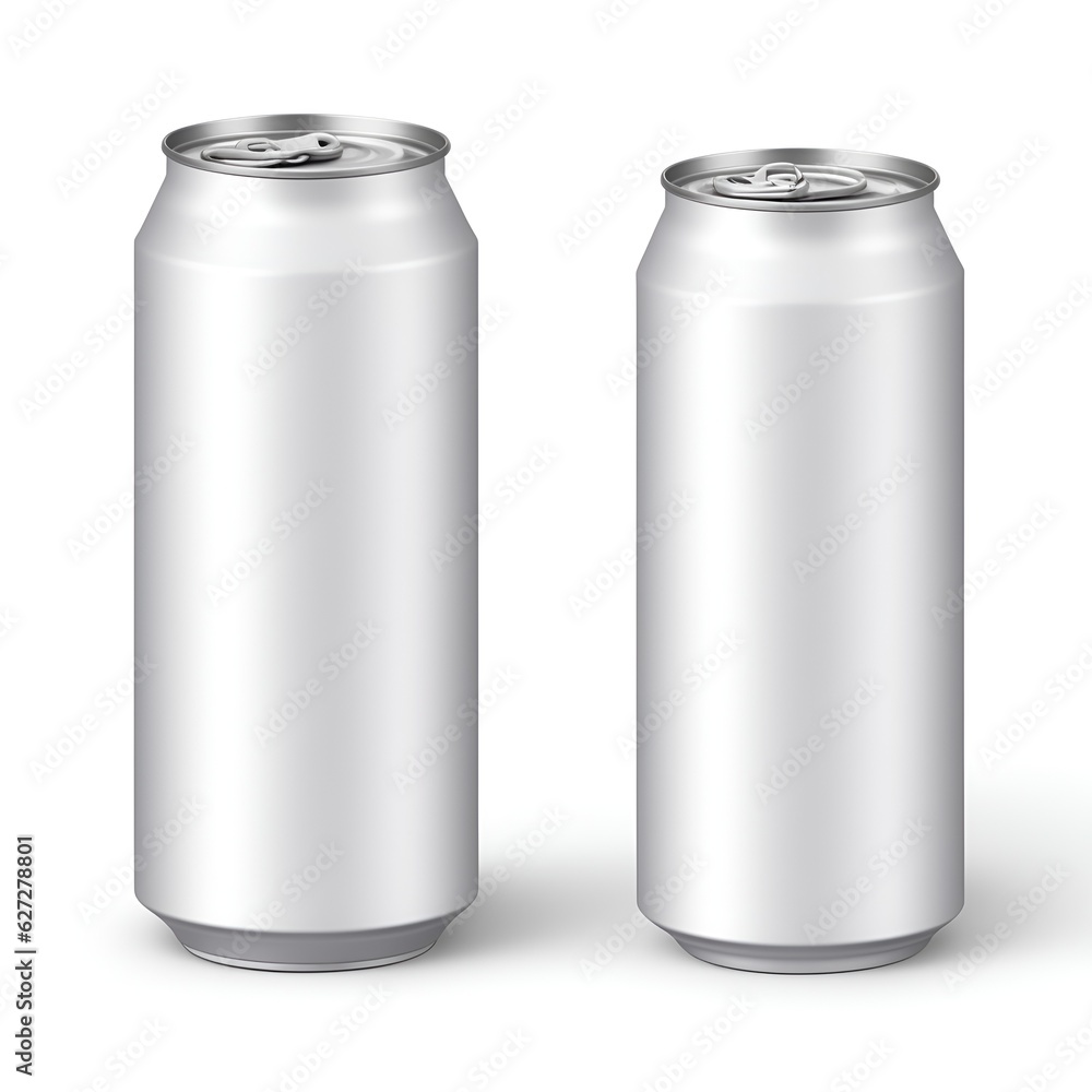 aluminum can isolated on white aluminum can isolated on white