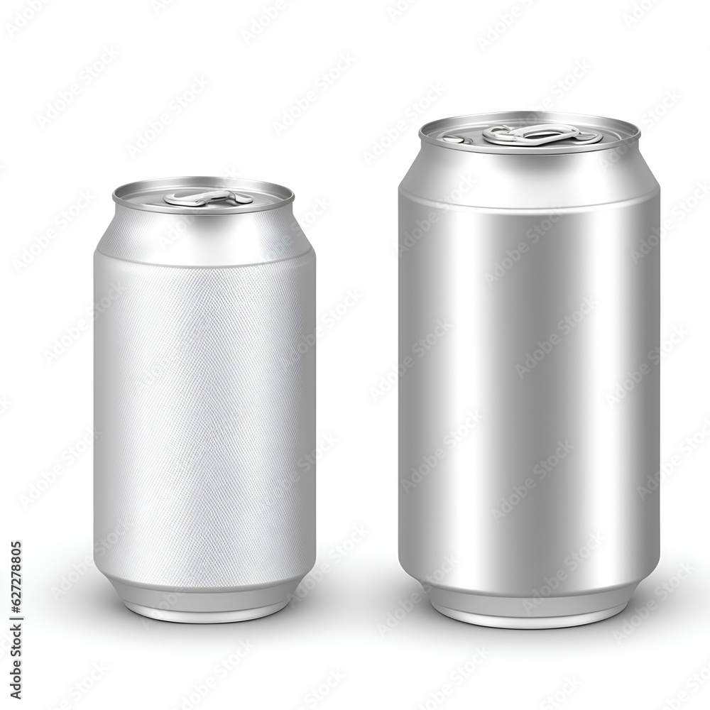 aluminum can isolated on white aluminum can isolated on white