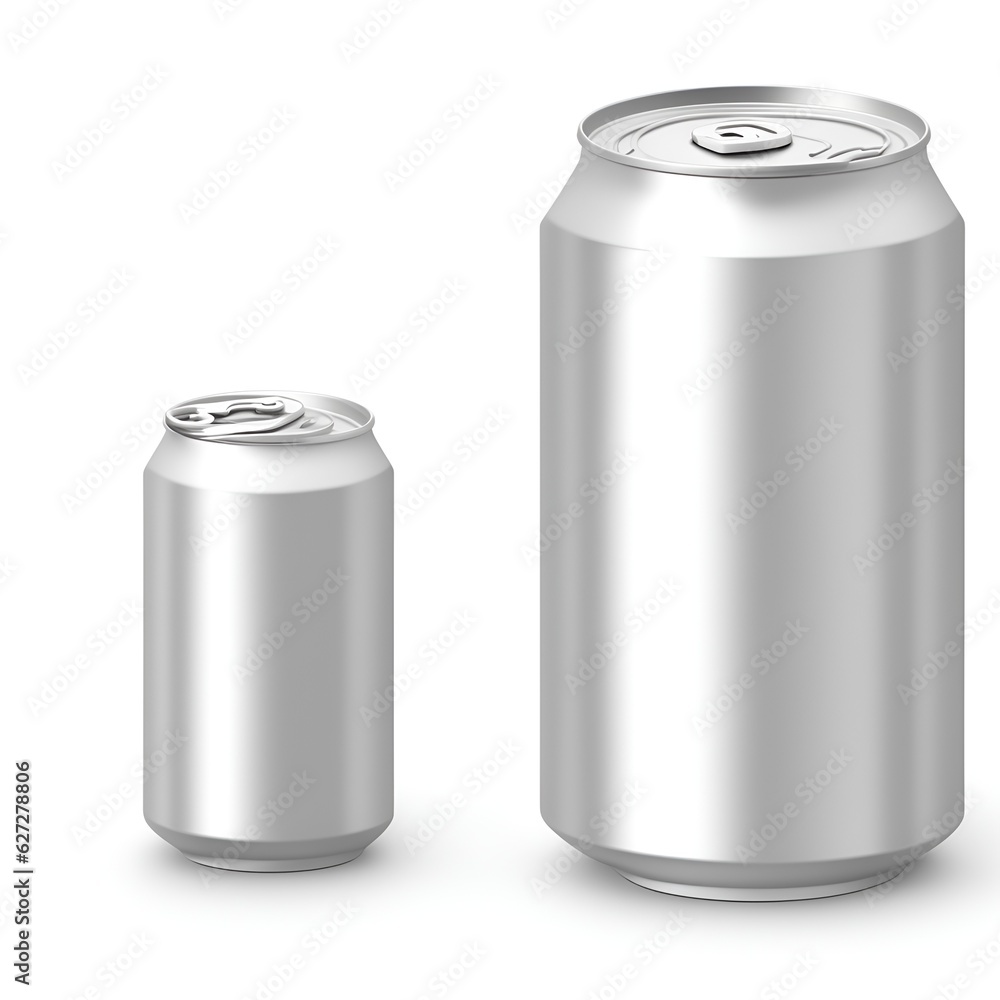 aluminum can isolated on white aluminum can isolated on white