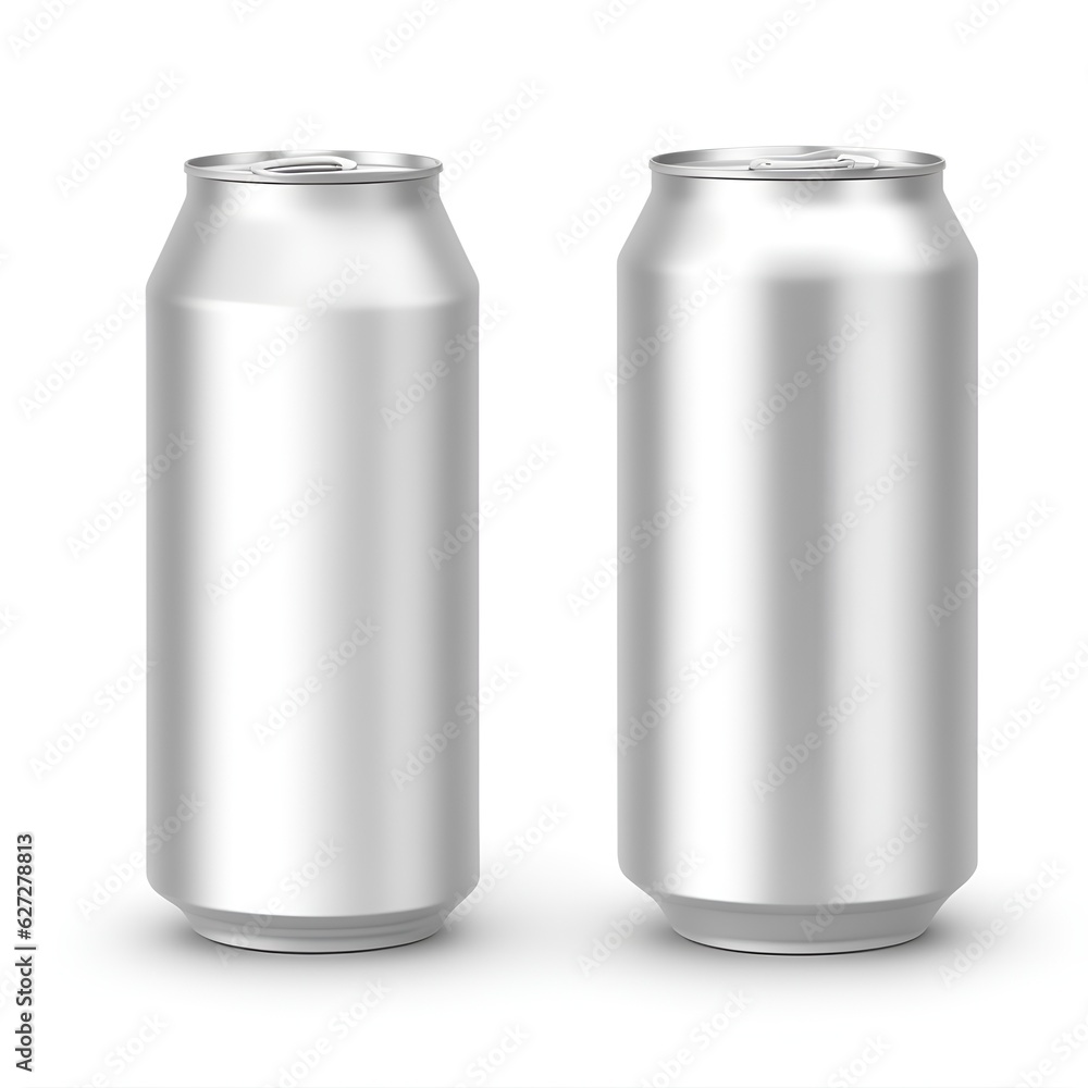 aluminum can isolated on white aluminum can isolated on white