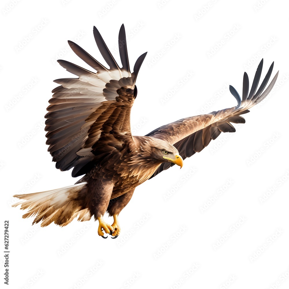 Fototapeta premium a bird flying in the sky