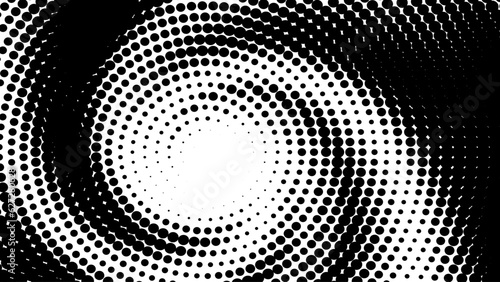 Halftone effect, trend dotted illusion of gradient, vector EPS10. Abstract halftone background. Faded dot screen.