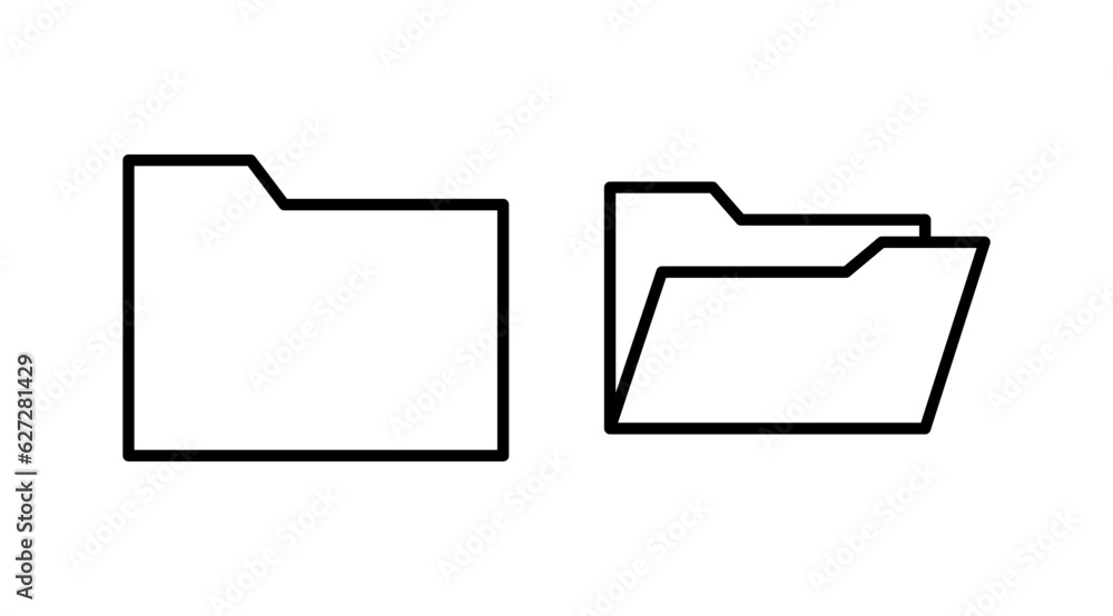 Folder icon vector. document folder icon Folder icon vector. document folder icon
