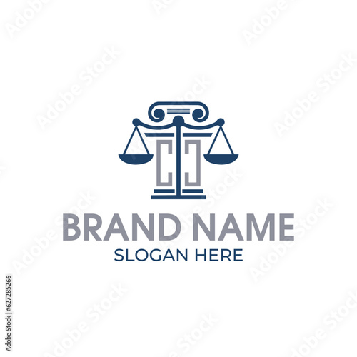 Lawyer scale logo design