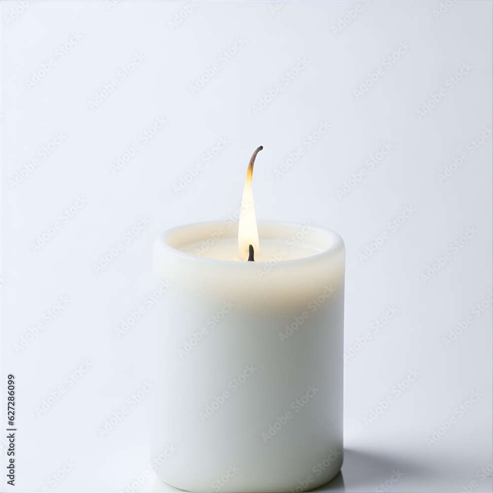white candle on black background white candle on black background