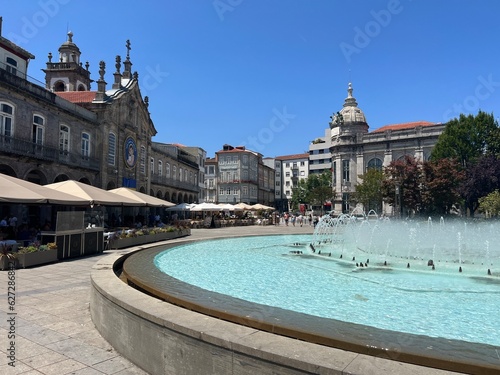 Visiting the city of Braga Portugal Sightseeing streets, buildings and gardens