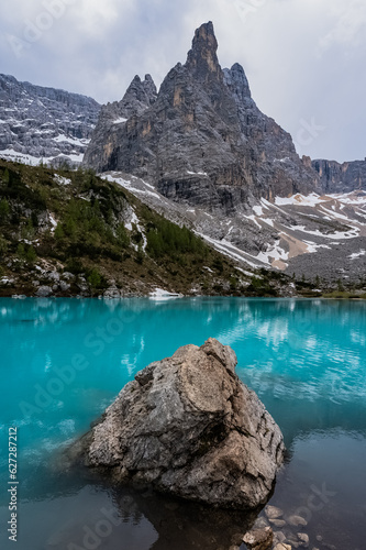 Fototapeta Naklejka Na Ścianę i Meble -  Lago di Sorapis - Sorapissee - Dolomiten - Italien 