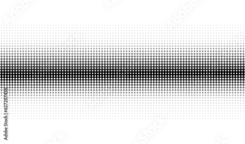 Half tone fade background. Black white linear print. Dot pattern with halftone effect. Comic pop art gradient. Monochrome backdrop. Cartoon duotone banner. Anime gradation frame. Vector illustration