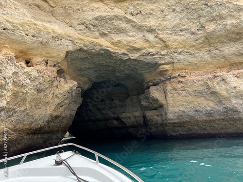 Cliffs and Caves Algarve coast Benagil Cave Portugal
