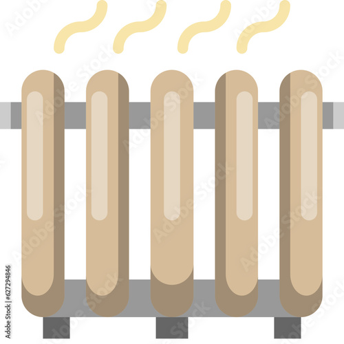 heater flat icon