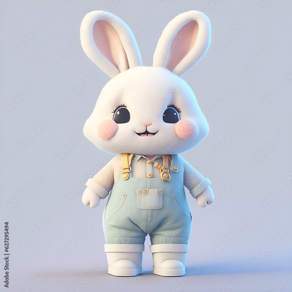 easter bunny with a bow easter bunny with a bow