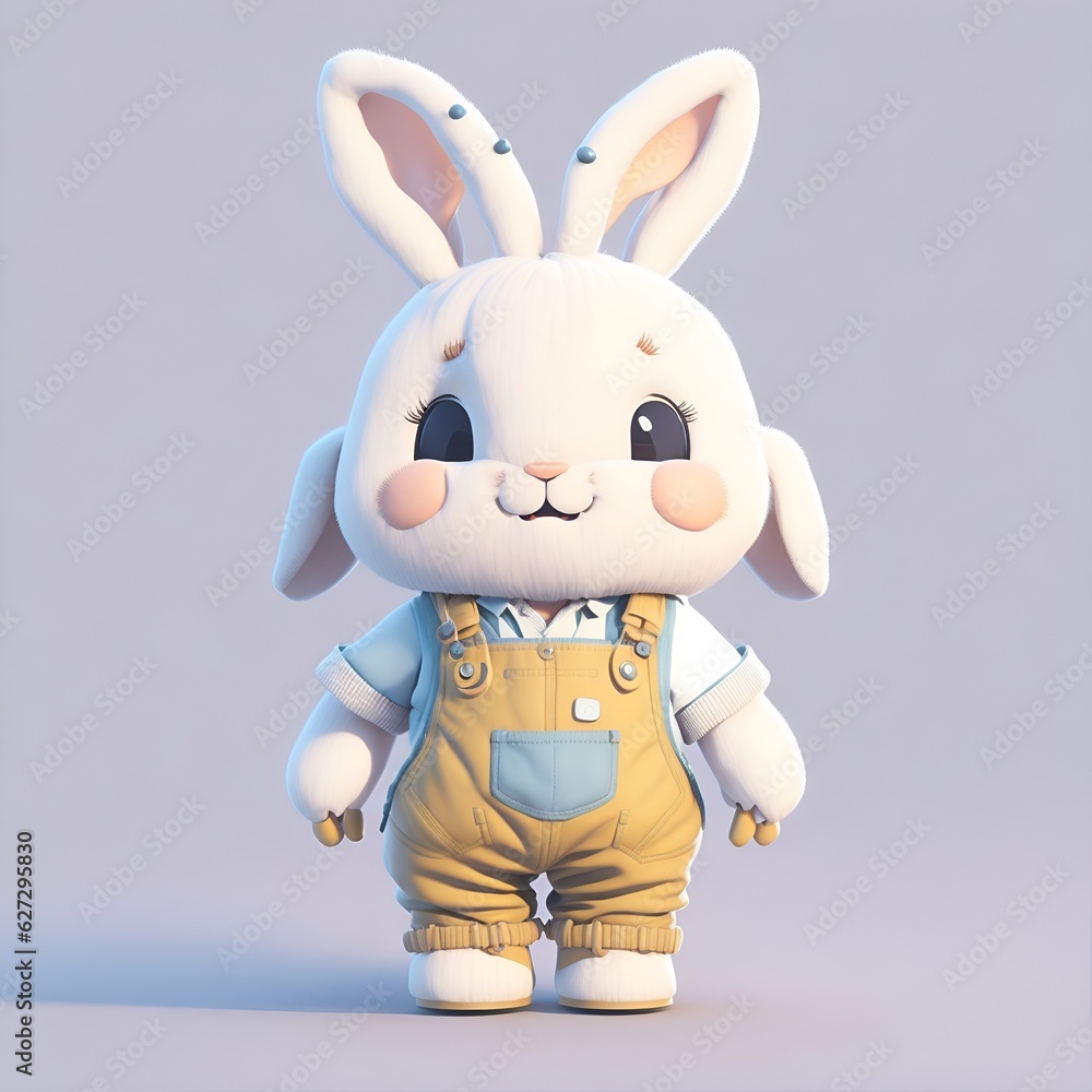 easter bunny with a bow easter bunny with a bow