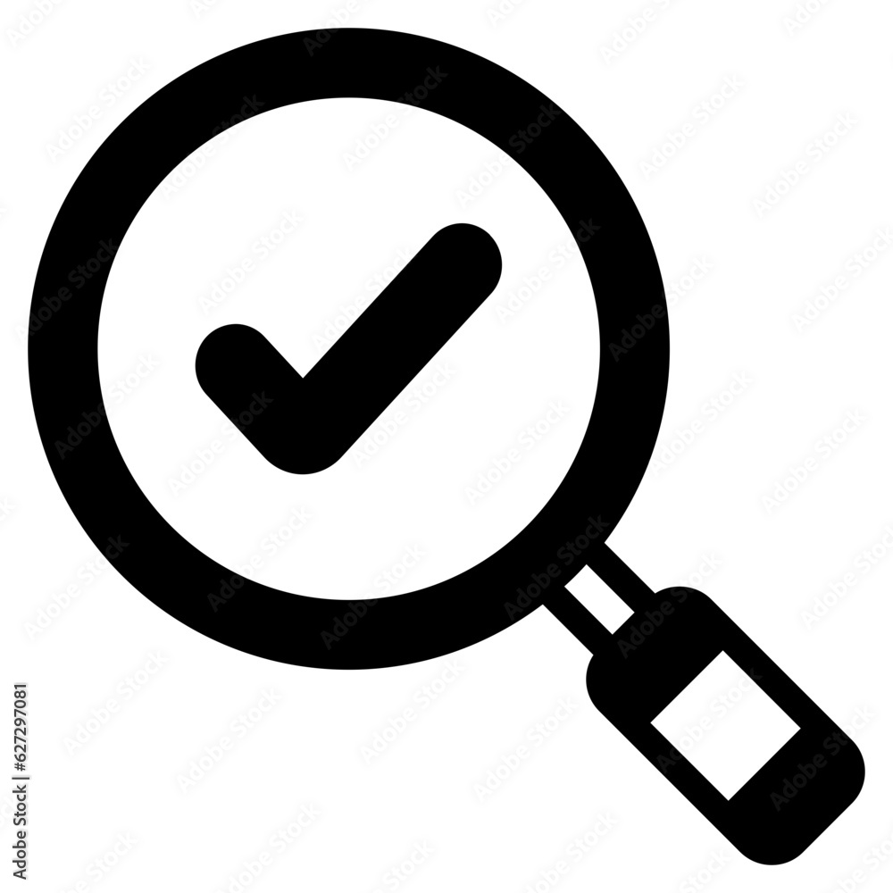 Magnifying glass Icon Illustration Magnifying glass Icon Illustration
