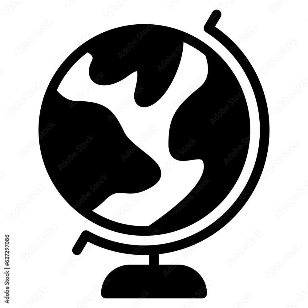 Globe Icon Illustration Globe Icon Illustration